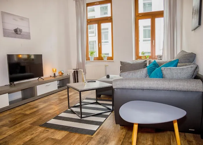 Apartament Blue Chili 20 - Zentral In Der Wlan Bis 4 Pers Magdeburg